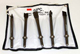 Комплект длинных зубил для пневматического молотка (JAH-6833H), 5 предметов в Ржеве